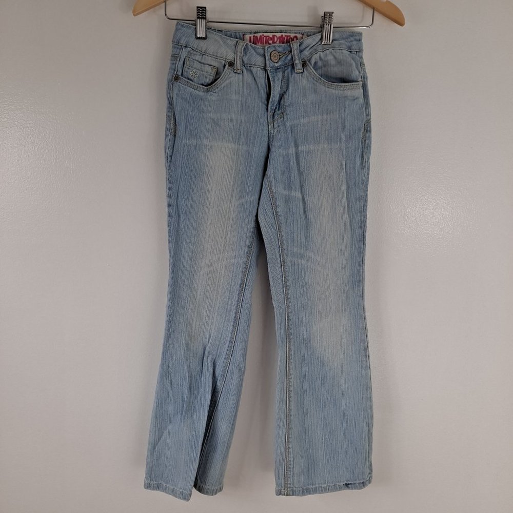 Limited Too Youth Kids Jeans Girls Light Blue simply low Size 10 Regular